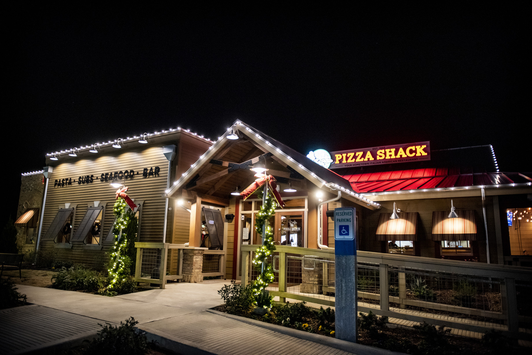 Ignite Christmas Lighting Pizza Shack